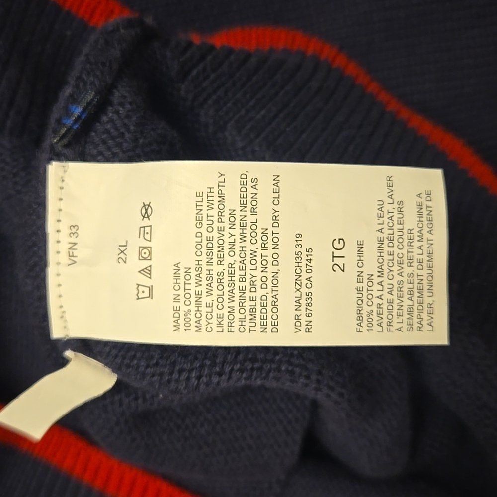 Nautica Blue Sail Sweater - Navy - XXL - Picture 14 of 14